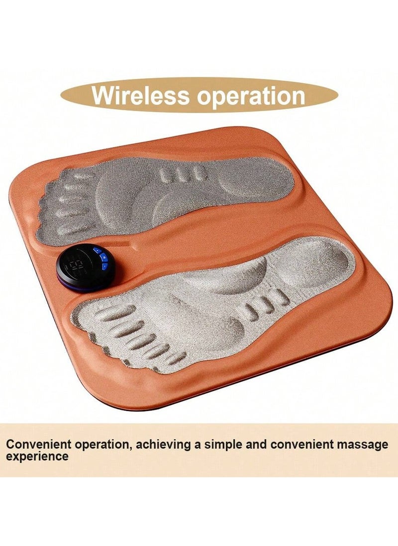 Ru syanl - EMS 3D Foot Massager with Microcurrent Pulses Rechargeable Cordless Foot Massage Mat for Relieve Fatigue - Image 1