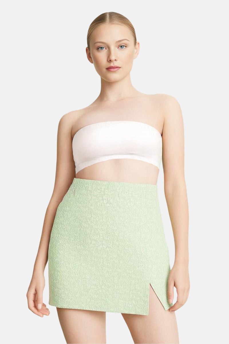 MANGO Women Floral Pattern Mini Skirt, Multicolor - Image 1