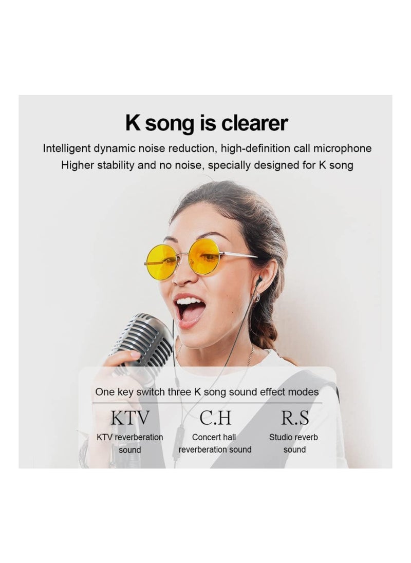 SYOSI - USB C Headphones, Wired Earbuds, Voice Changer in Ear Usbc Earbuds with Mic/Volume Control, Magnetic Gaming Earphones Compatible with SoundFlow Google Pixel Oneplus Samsung Sony MacBook Huawei - Image 1