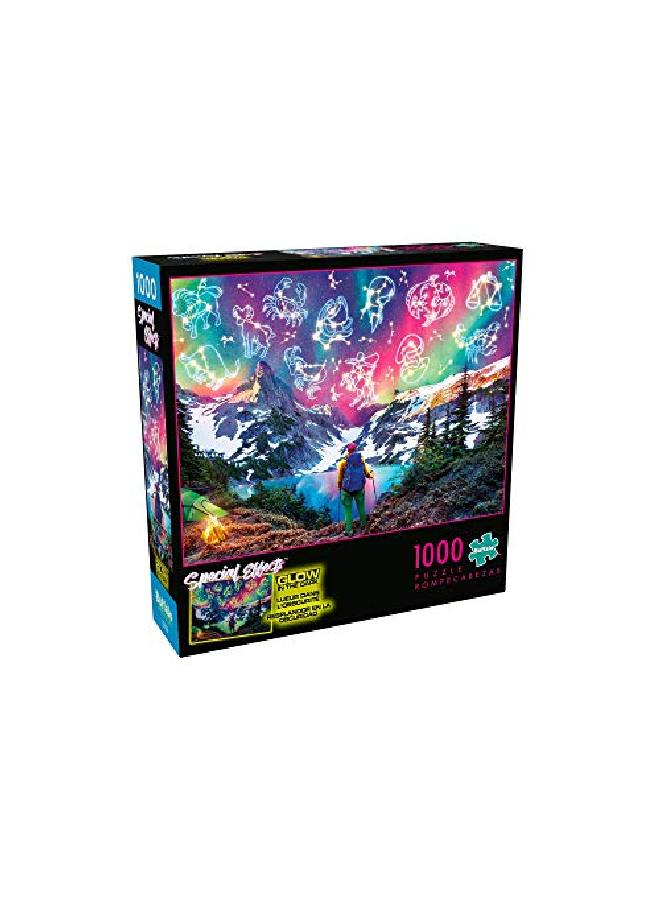 Buffalo Games Zodiac Mountain Glow In The Dark 1000 Piece Jigsaw Puzzle - Image 4