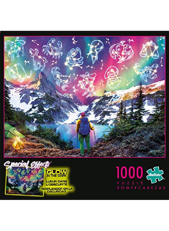 Buffalo Games Zodiac Mountain Glow In The Dark 1000 Piece Jigsaw Puzzle - Image 3