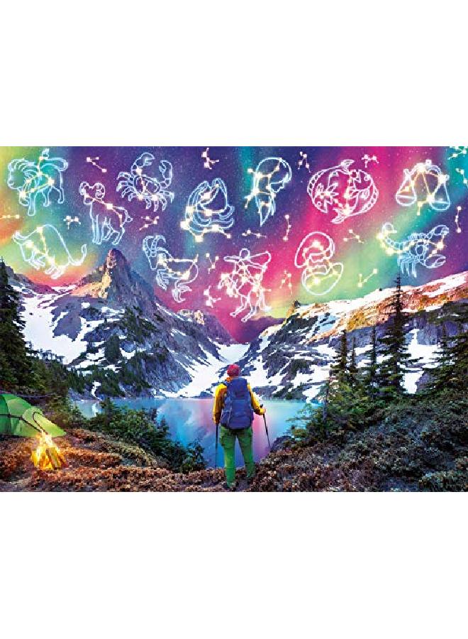 Buffalo Games Zodiac Mountain Glow In The Dark 1000 Piece Jigsaw Puzzle - Image 1