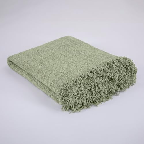 Sleepyhead Premium Soft Chenille Throw Blanket for Sofa, Couch, Chair & Bed (72"x48") Apple Green | Cozy Decorative Throw | Plush, Lightweight & Stylish Home Accent - Image 3