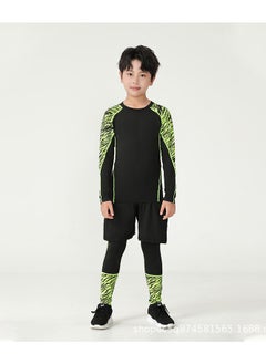 KUYING Children's High Elasticity Tight Fitting Clothing Sports Fitness Set Quick Drying Training Suit 