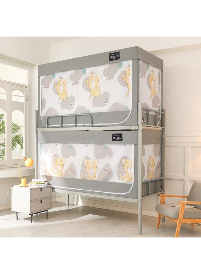 Bluejw New Students Upper And Lower Bunk Dormitory Bed Mosquito Net Single Bed Partition Curtain Dustproof Top Shading Bedroom 0.9 Bed Wholesale - Image 1