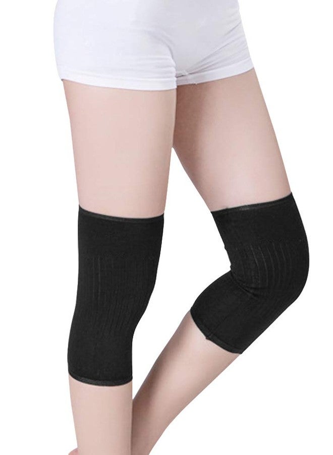 MioCloth Thermal Knee Warmer Sleeve Winter Leg Brace Protector Circulation Improvement,Joint Pain Relief,Knee Arthritis Knitted Wool for Men Women Running Gym Yoga Fitness Keep Warm Soft Knee Brace 1 Pair - Image 3