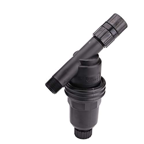 Raindrip R605DT "Y" Filter, 3/4-Inch MPT X 3/4-Inch MPT, for Drip Irrigation Systems, Connect to Pipe such as Sprinkler Riser, Removable Filter, Black - Image 3