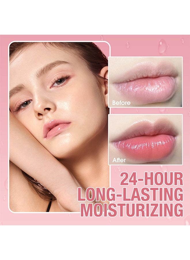 Avierll Moisturizing Lip Balm, Hydrating Sheer Formula Lip Balm, Natural Glossy Finish, Moisturizing Lip Care Balm for Dry Lips, Pink Forever - Image 5