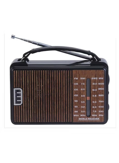Portable Classic Radio RX-608ACW Brown