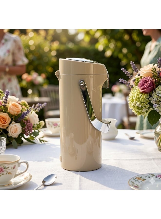 Lavin vaccum flask 1.9L/Airpot Glass inner Thermos/Long heat retention/Hot&Cold/HB - Image 3