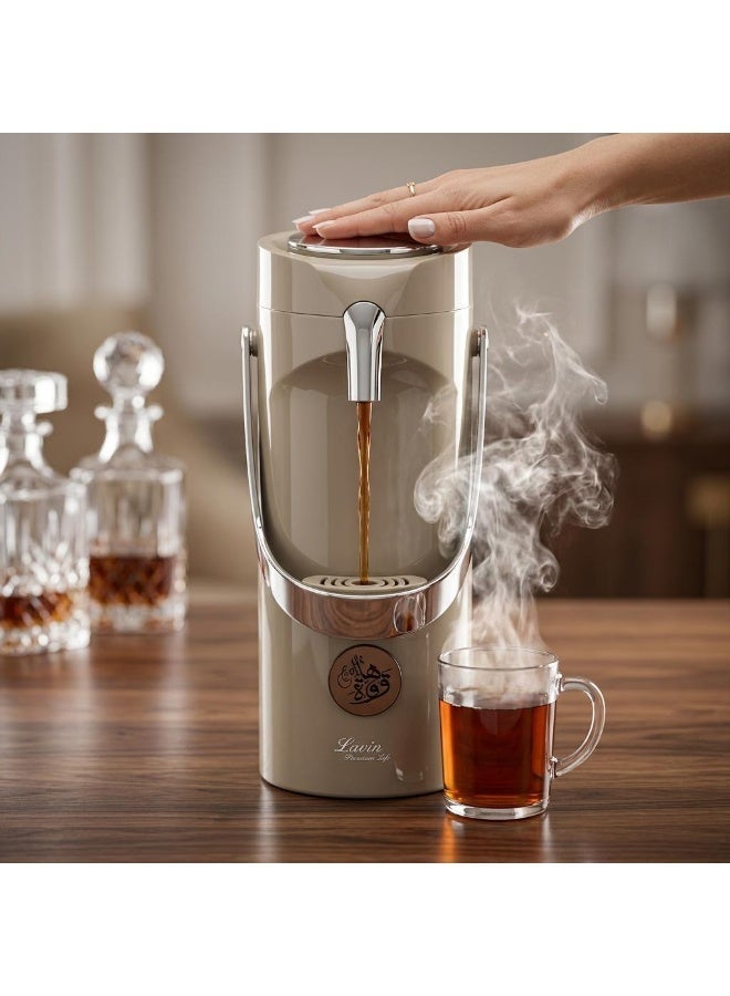 Lavin vaccum flask 1.9L/Airpot Glass inner Thermos/Long heat retention/Hot&Cold/HB - Image 1