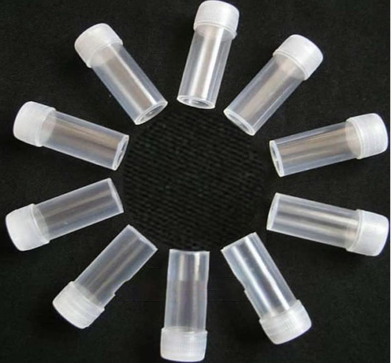 DIY Crafts DIY Crafts Pack of 20 Pcs, 10 ml, 5ml / 10ml Plastic Bottles Tubes Screw Cap Vial Mix co(Pack of 20 Pcs, 10 ml) - Image 5