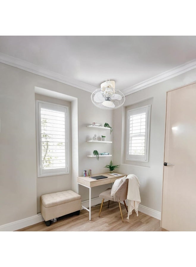 فكسر مروحة FIXER Circomatic Deluxe Orbit - تبريد ثابت للسقف مع رأس متحرك أنيق وقوي - Image 3