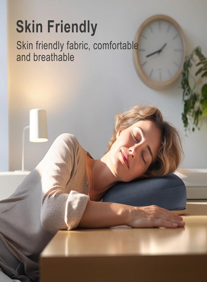 حامل كتب ERGONOV على شكل وسادة حضن للقراءة بدون استخدام اليدين، وسادة قراءة مريحة تقلل من إجهاد الرقبة، فكرة مثالية لمحبي الكتب في غرفة النوم أو أي مكان آخر مع مقعد للقراءة (رمادي) - Image 5
