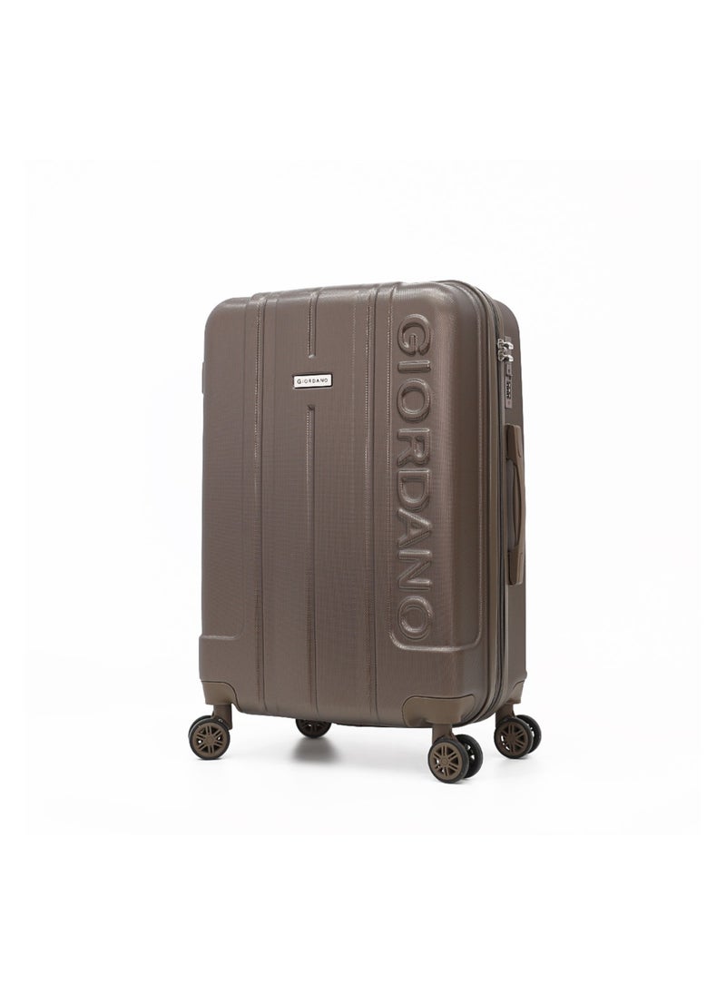 GIORDANO مجموعة حقائب سفر صلبة مكونة من 3 قطع، لون بني (S-20&quot;، M-24&quot;، L-28&quot;)  - Image 2