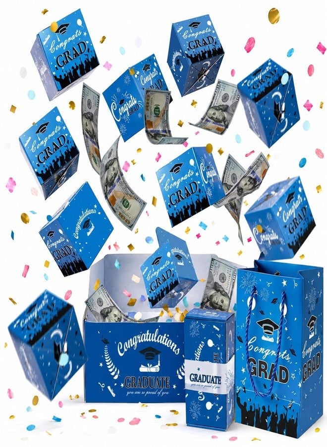 WesGen 2026 Graduation Explosion Gift Box – 12PCS Pop Up Cash Money Holder, Creative Surprise Money Gift for Graduate Party, Fillable DIY Card, Unique Party Favor - Image 1
