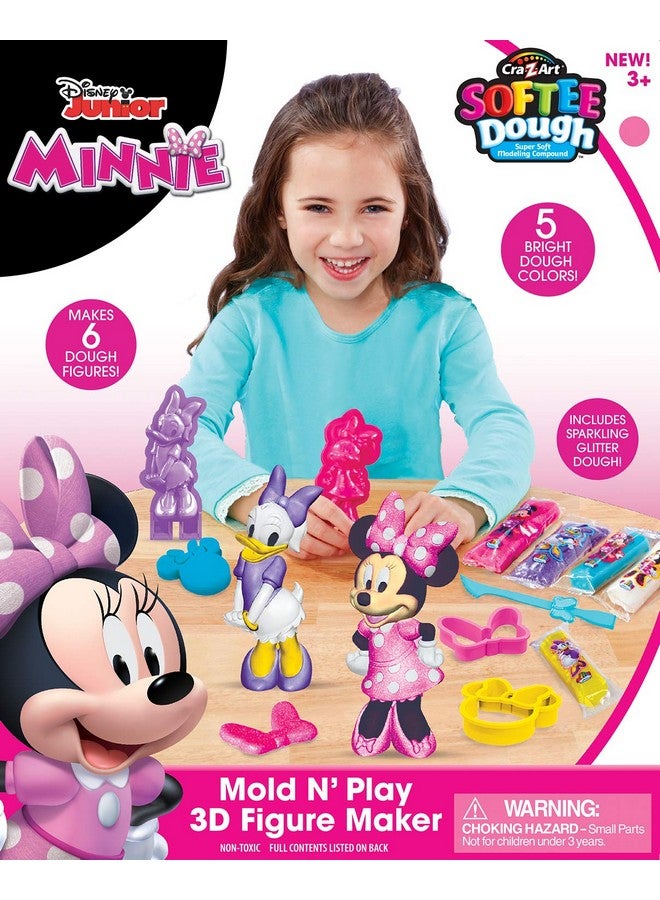Cra-Z-Art Disney Minnie Mouse Mold N' Play 3D Figure Maker Small - Image 1