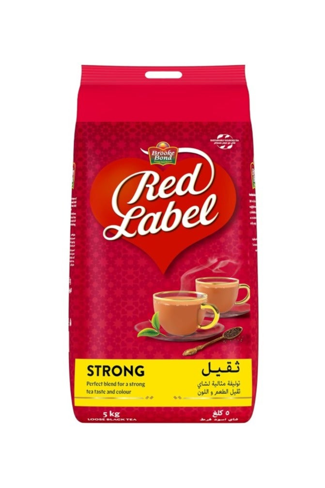 Brook Bond Red Label Black Loose Tea, 5KG - Image 1