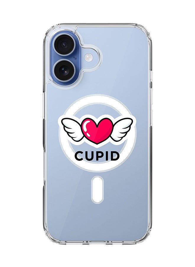Stylizedd Classic Clear MagSafe Case for iPhone 17 , Hybrid Soft Case Flexible Edges Anti Drop TPU PC Gel Thin Transparent Cover [ Designed for iPhone 17 ] - Cupid