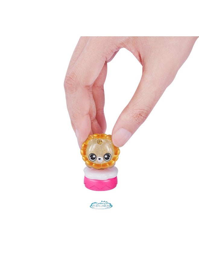 راينبوكورنز Eggzania Surprise Mania Series 1 (Lion) By Zuru, حيوانات محشوة قابلة للتجميع، بيض مفاجئ، 5 بيضات صغيرة، ملصقات، مجوهرات DIY، سلايم، للأعمار من 3 سنوات فما فوق للبنات، أطفال - Image 3