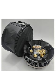 GearZone 18000W 7-Star Stove, Portable Cassette Stove Power , Can Be Connected To 3 Kinds Of Gas Bottles, Powerful Firepower Windproof Design Stove for Outdoor Cooking Camping Picnic Hiking  - Image 3