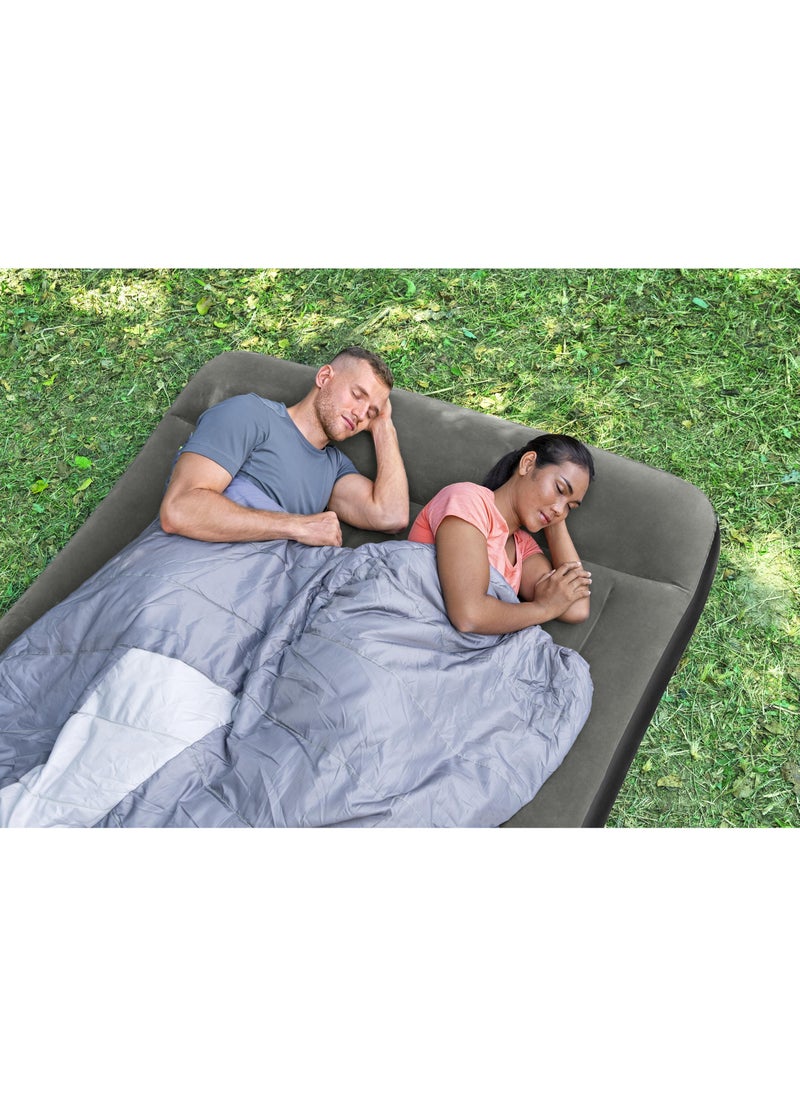 FULL JOY High Quality Mattress ,Blow Up Camping Flocked Air Bed 203cm*183cm*22cm(79.9"*72"*8.7")  - Image 4