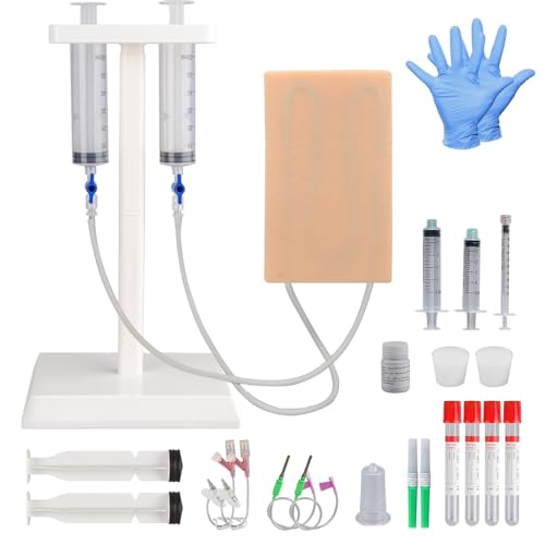 MedEduQuest MedEduQuest Multipurporse IV Injection Phlebotomy Practice Kit Venipuncture Practice Kit with Blood and Veins - Image 2