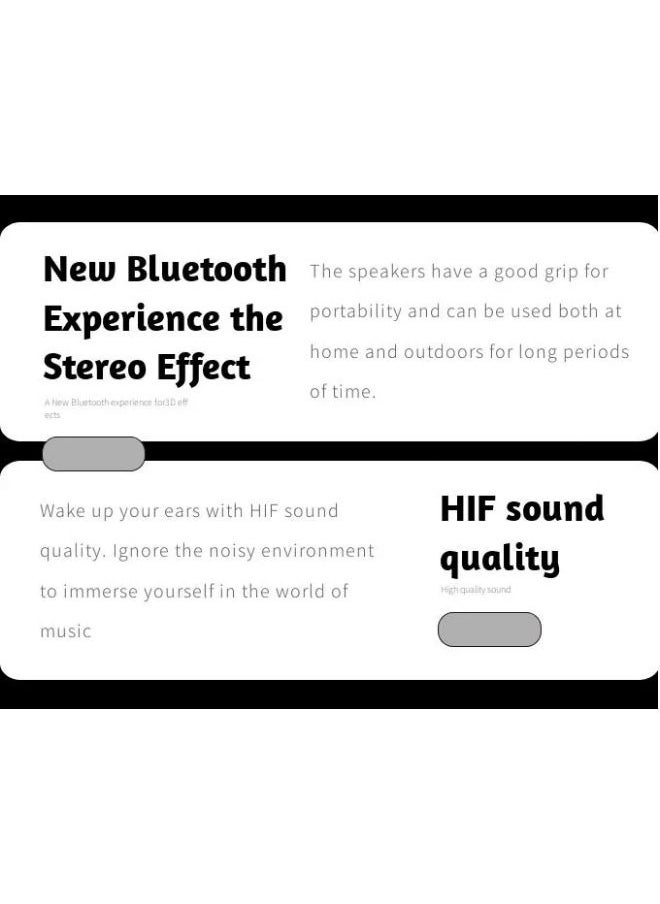 Portable Bluetooth Speaker IPX7 Waterproof Wireless Speaker with LED Melody with 70W High Volume Stereo Sound Support USB Outdoor RGB Wireless Stereo Round Speaker Surround Sound for Home Party Outdoor Picnic