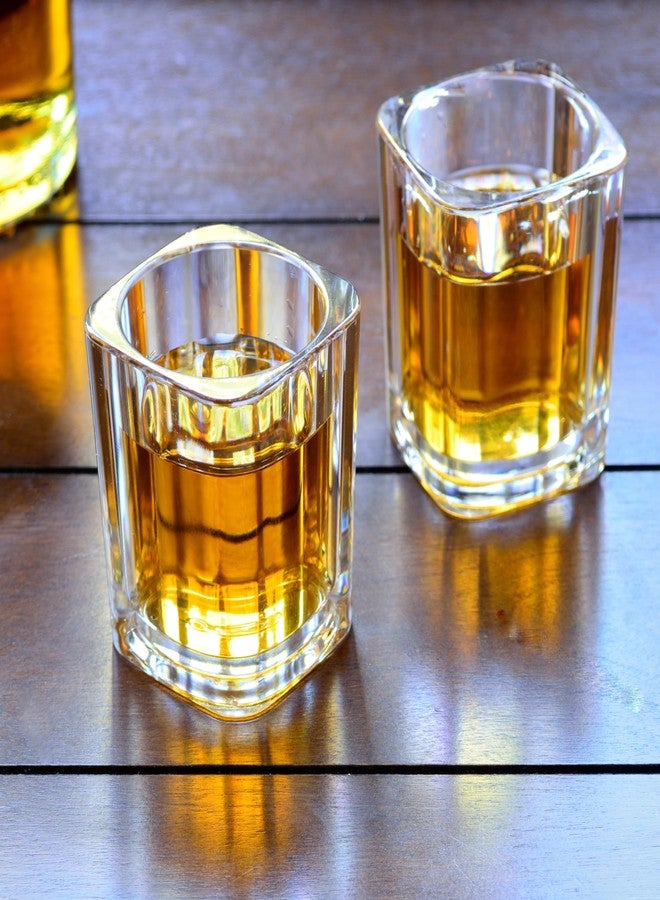 Youngever 6 Pack Plastic Shot Glass Set, Plastic Shot Cups, Clear Shot Glass (2.5 Ounce) - Image 3