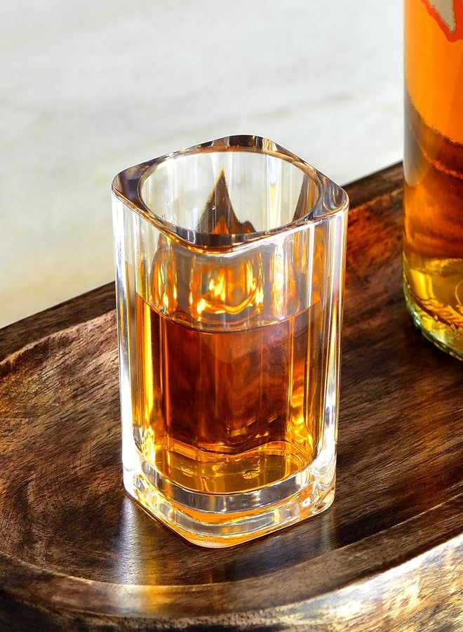 Youngever 6 Pack Plastic Shot Glass Set, Plastic Shot Cups, Clear Shot Glass (2.5 Ounce) - Image 5