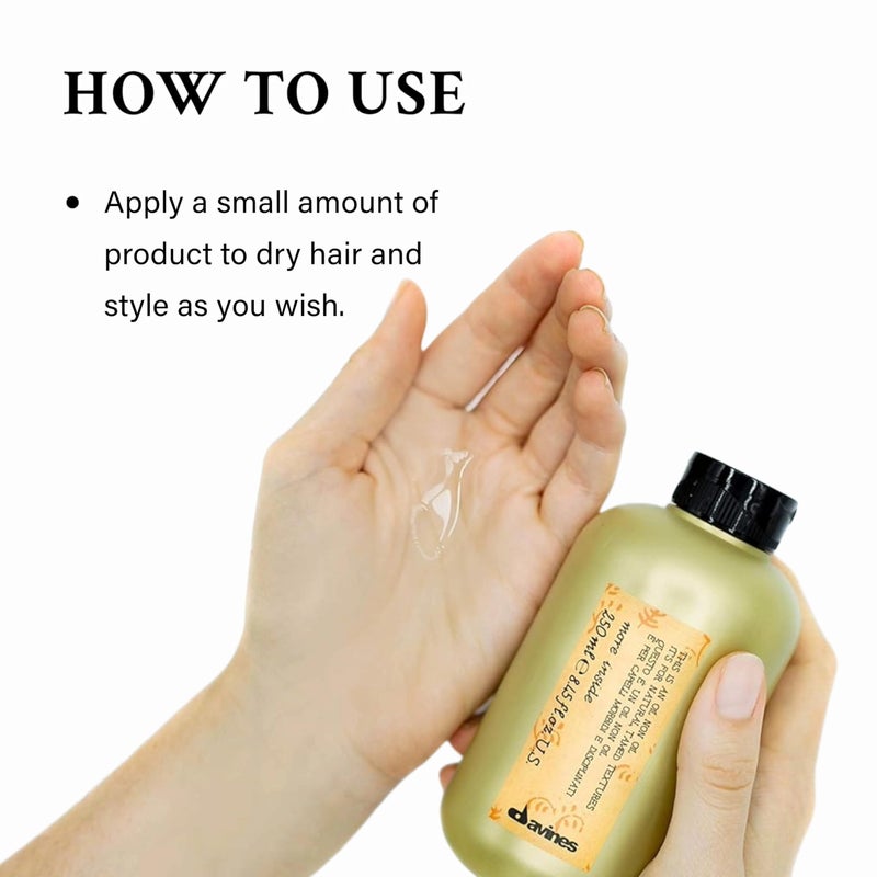 Davines This is an Oil Non Oil, For Natural Look with Hydrated Texture, Smooth Frizz Without Residue, 8.45 Fl. Oz. - Image 4