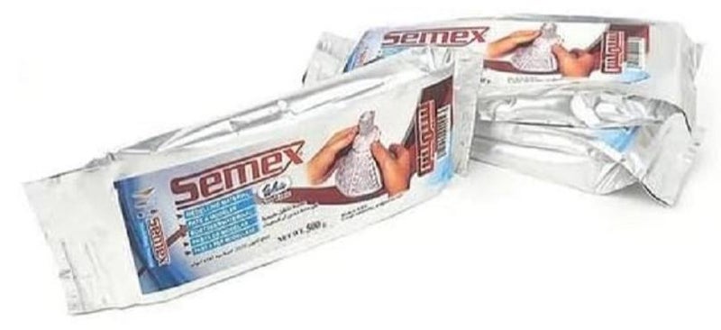 سيميكس طين اسوانى للتشكيل و لاعمال الفنية لون ابيض (نص كيلو) - Image 1