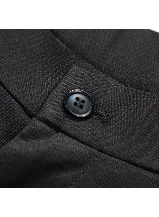 Tucano Casual Pants For Men, Summer Stretch Slim Fit Versatile Dress Pants, Business Casual Comfortable Trousers, Men's Clothing, Black, Size 31 - Image 2