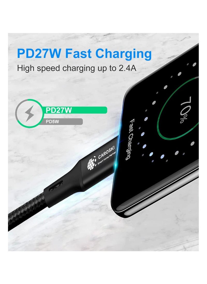 CAROSKI CAROSKI iPhone Charger Cable 1.2M USB C to Lightning Cable-Fast Charging Power Delivery PD 20W iPhone Cable for iPhone 14/14 Pro/14 Plus/14 Pro Max - iPad Pro - iPhone 8-13  - Image 4