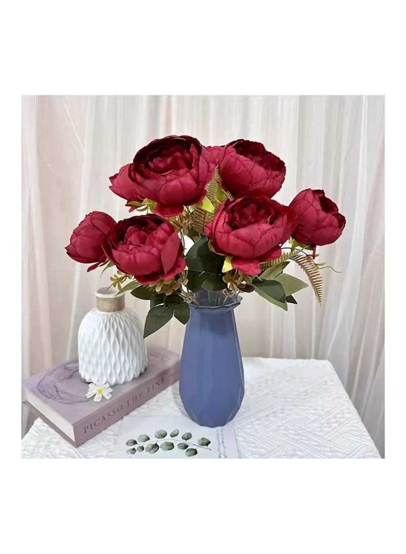Huitich Artificial Flower Decor for Home, Parties, and Weddings yellow Champagne  - Image 4