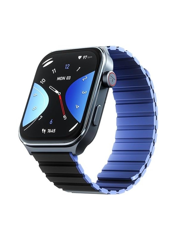 KIESLECT Calling Watch ks2 ltd Straps Color: Black/Blue - Image 1