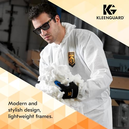 KleenGuard™ V30 Maverick™ Safety Glasses (49311), with KleenVision™ Anti-Fog Coating, Smoke Lenses, Black Frame, Unisex Sunglasses for Men and Women (Qty 12) - Image 5