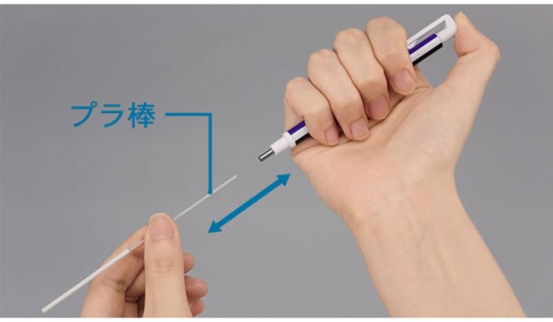 Tombow ممحاة تومبو هولدر مونو زيرو شكل مربع فضي EHKUS04 - Image 5