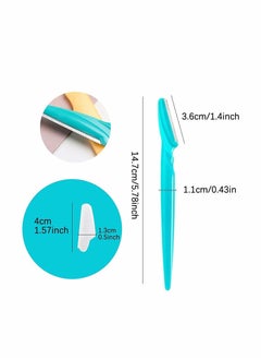 KASTWAVE Eyebrow Razors, 15pcs Eyebrow Razors,Eyebrow Razor and Face Razor for Women,Multipurpose Exfoliating Tool,Face Razor and Eyebrow Shaper For Women...  - Image 2