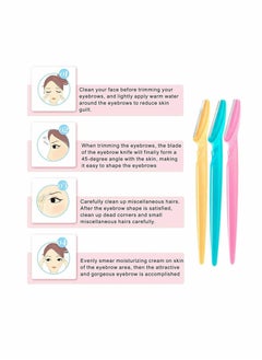 KASTWAVE Eyebrow Razors, 15pcs Eyebrow Razors,Eyebrow Razor and Face Razor for Women,Multipurpose Exfoliating Tool,Face Razor and Eyebrow Shaper For Women...  - Image 4
