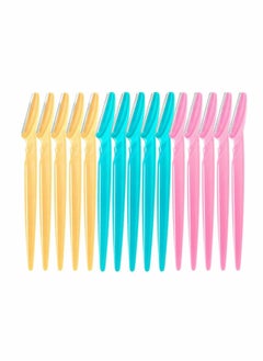 KASTWAVE Eyebrow Razors, 15pcs Eyebrow Razors,Eyebrow Razor and Face Razor for Women,Multipurpose Exfoliating Tool,Face Razor and Eyebrow Shaper For Women...  - Image 1