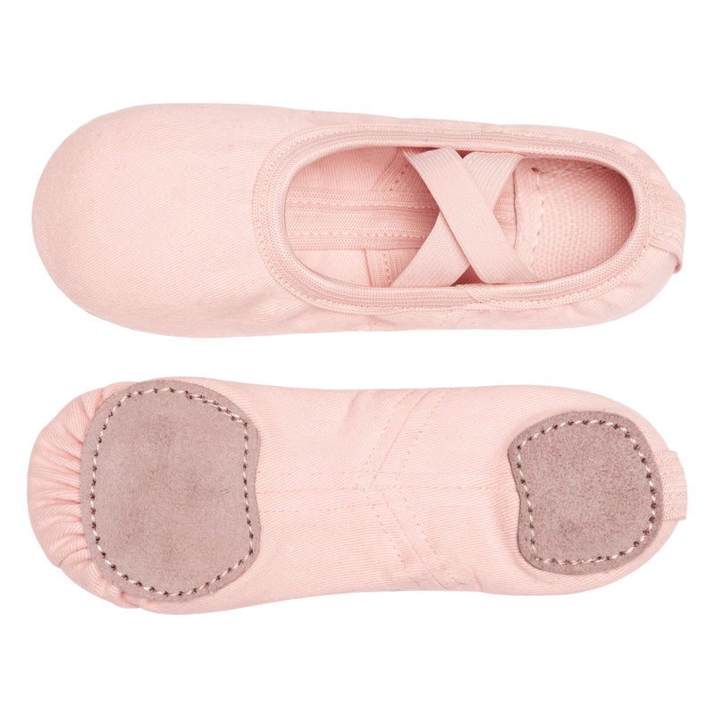 Stelle Ballet Shoes Toddler Slippers Highly Elastic Canvas Girls Ballerina Dance Shoes for Toddler/Little Kid/Big Kid/Women(Ballet Pink,8MT) - Image 4