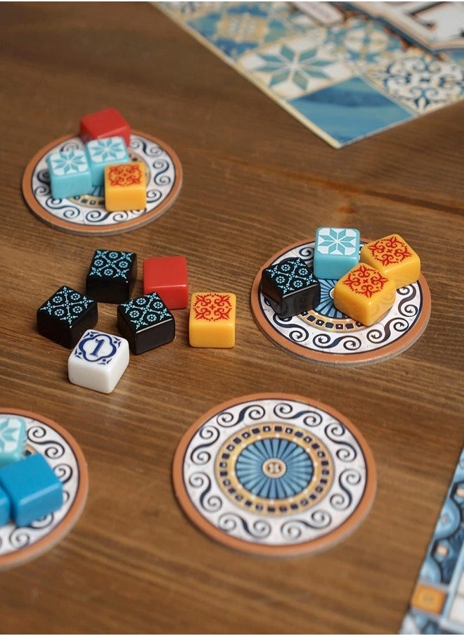Plan B Games Azul - Board Game - Artfully Embellish the Walls of your Palace by Drafting the most Beautiful tiles  - Image 3