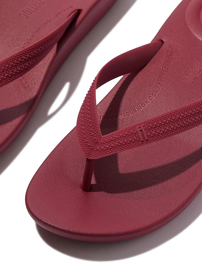 Fitflop iQUSHION MENS TEXTURED-STRAP FLIP-FLOPS