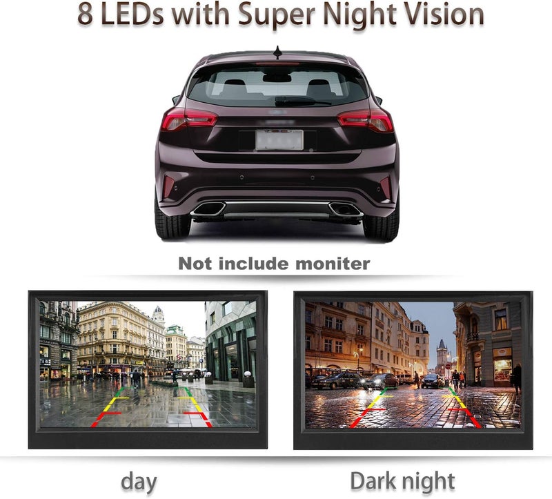 GLK License Plate Frame Rear View Backup Camera - Image 5
