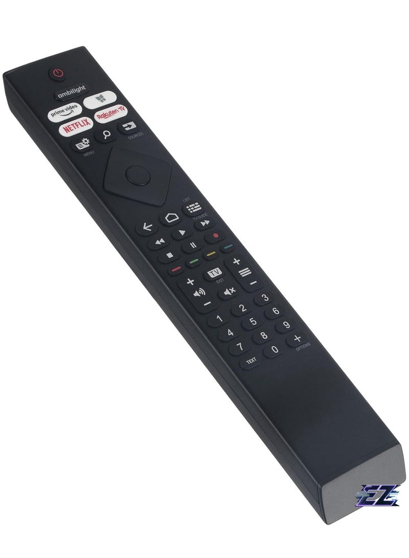 ELTRAZONE Remote Control Replce Fit for Philips Ultra HD LED 4K TV 55OLED706/12 65OLED706/12 55OLED70612 65OLED70612 with battery - Image 2