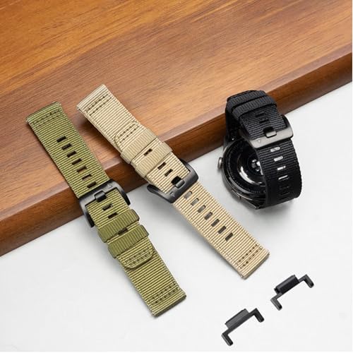 Lijinlan Nylon Band Fit for Casio G-Shock Watch Model GA-110 / DW-5600 / GWM-5610 / DWE-5600/ GW-B5600 / GM-5600 / GMW-B5000 / DW-5305 / DW-6900, Sport Replacement Strap for Gshock (Black) - Image 3
