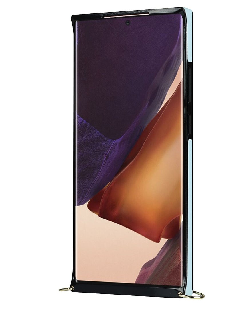 Suteni Back Cover Leather Protective Case for Samsung Mobile Phone - Image 2