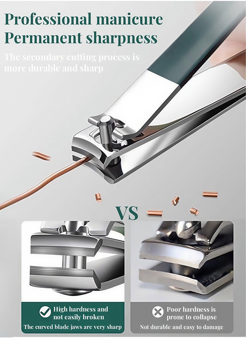18-In-1 Nail File Trimmer Tool,nail clipper set, nail cutter.