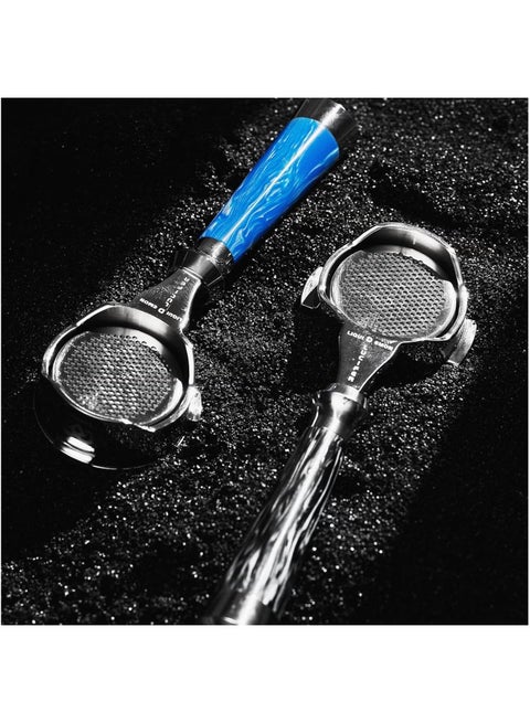 Espresso Coffee Filter without Base 58mm  , 3-Ears Filter with Double-Layer Filter Basket, Compatible with Barsetto, Oster, Breville Mini VCF125X, Breville Max VCF165, Kalfa/On Temp IQ